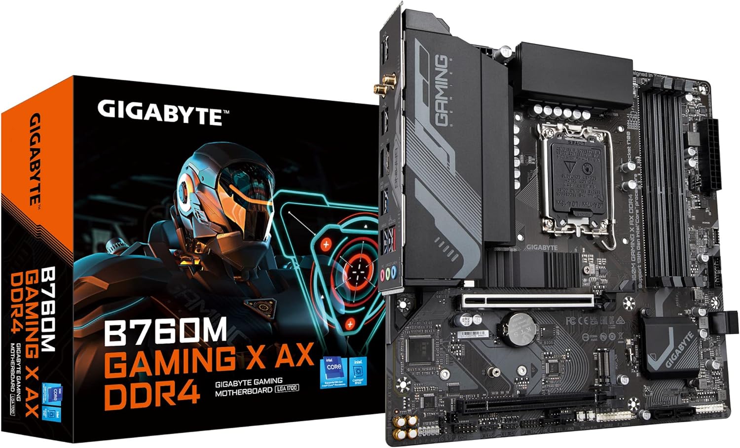 GIGABYTE 技嘉 B760M Gaming X AX DDR4 (LGA 1700/ Intel/ B760/ MATX/ DDR4