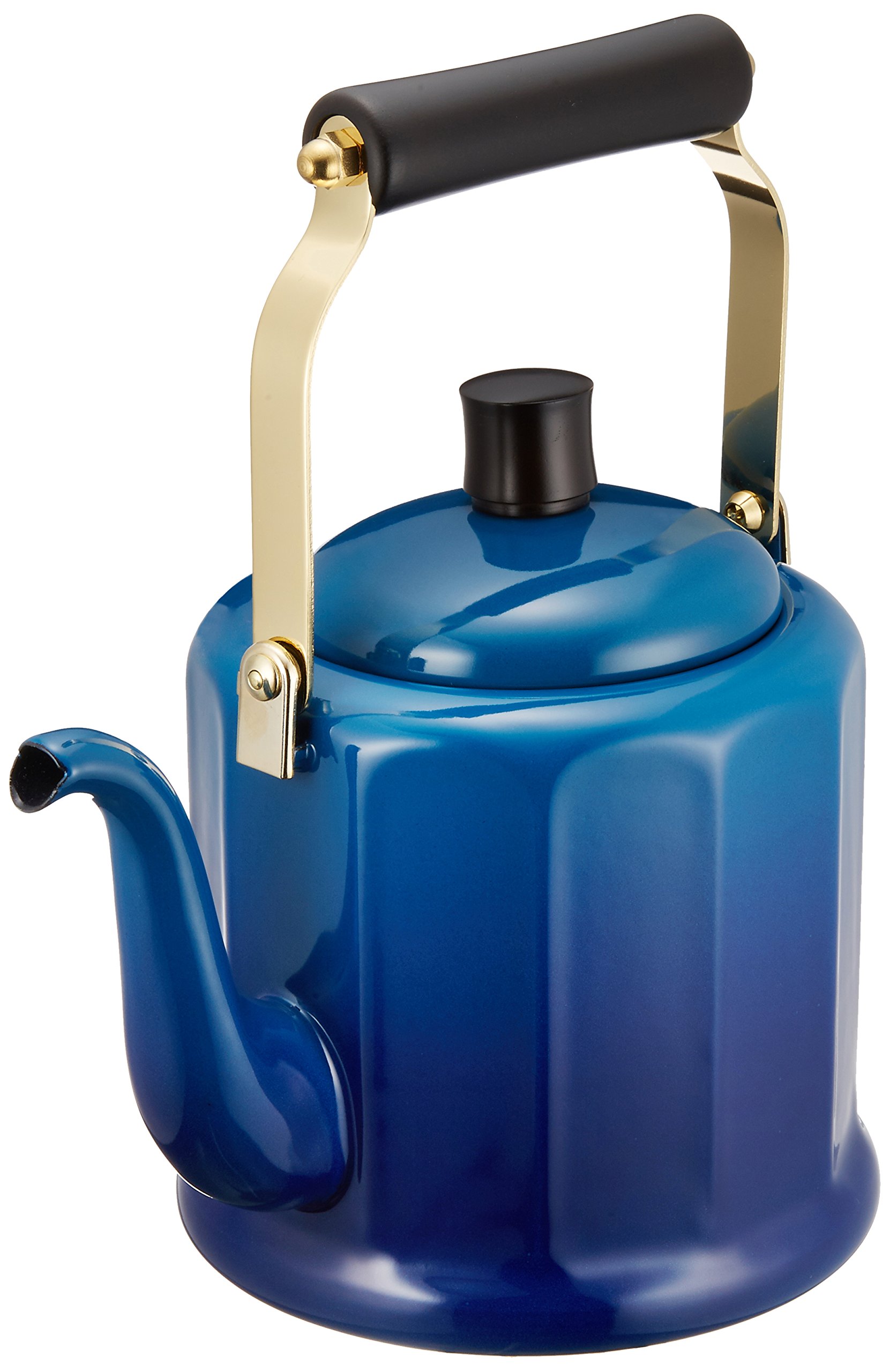 Noda Enamel Imperial Classic Kettle 2.0 liter Blue Made in Japan RCL-50KBL