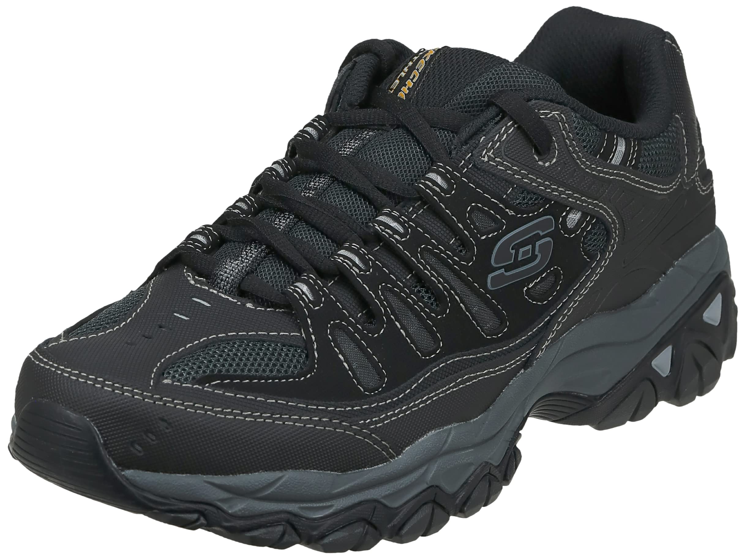 Skechers 斯凯奇 男士加力记忆泡沫系带运动鞋