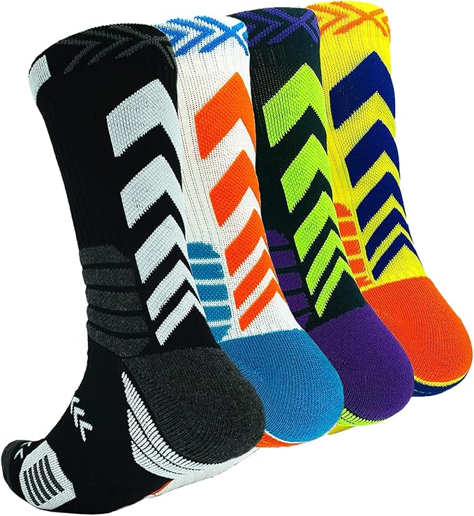 男童 袜子 篮球 足球 徒步 运动 运动 厚腿 高筒袜