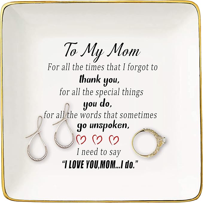 母亲节圣诞节生日礼物送给妈妈,岳母,新母亲 - i love you mom i do