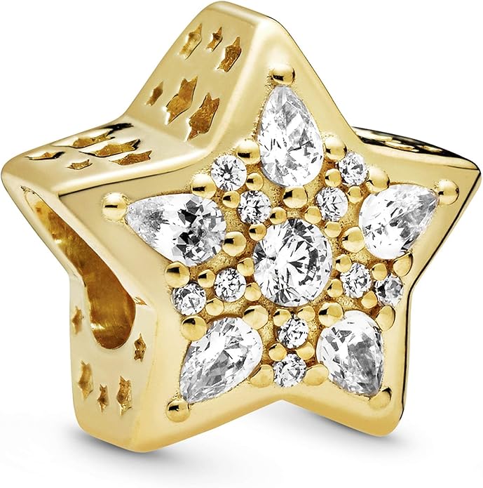pandora 天体之星 18k 镀金潘多拉闪耀系列饰品 - 768466c01