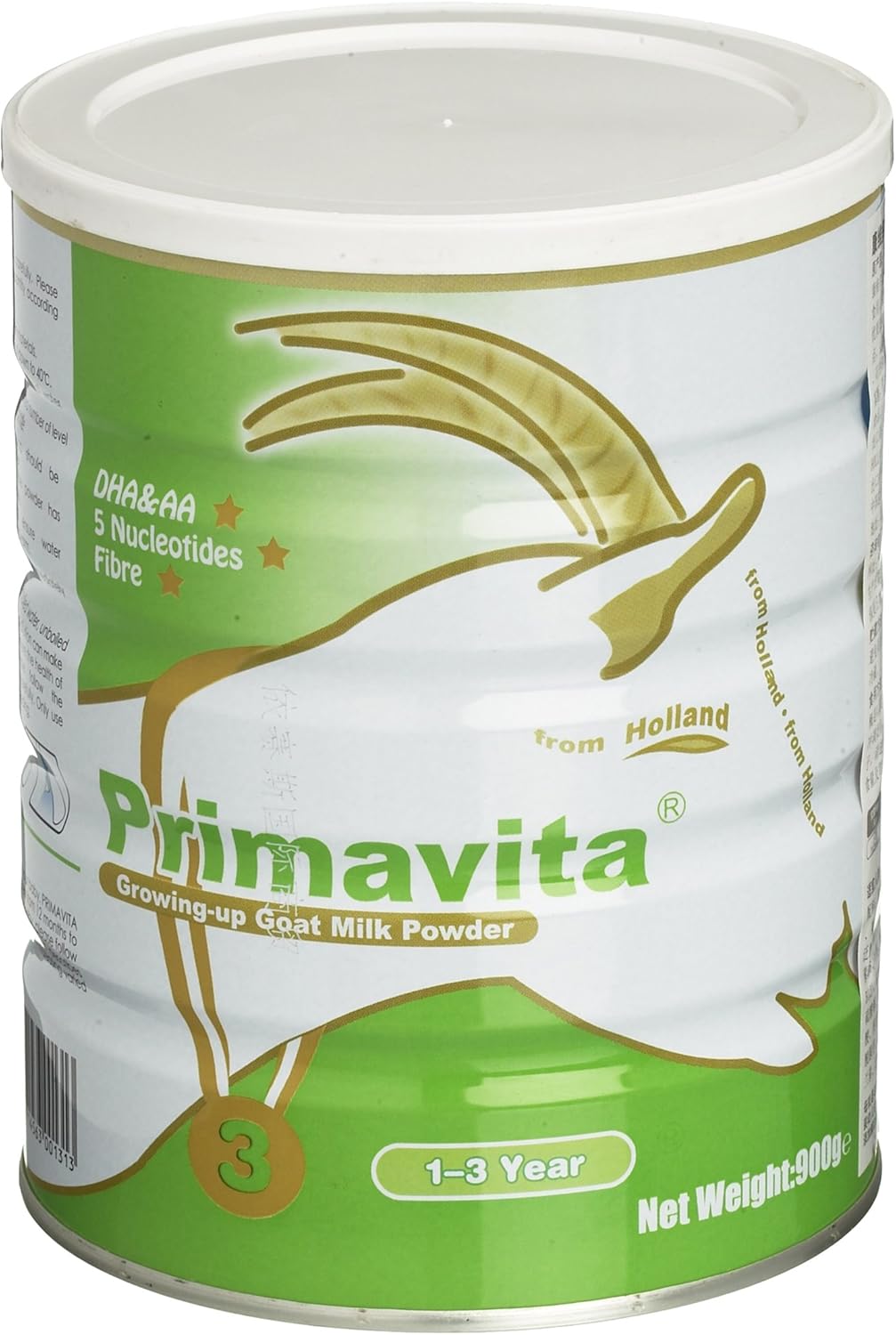 primavita 康维多金装幼儿3段成长型配方羊奶粉900g(荷兰原装进口)
