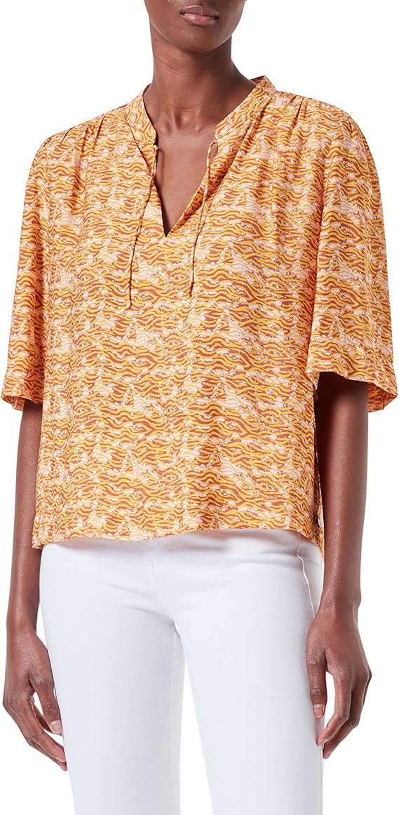 scotch &amp; soda 女士印花短袖衬衫