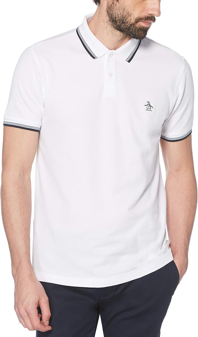 originalpenguin男式短袖贴纸petepolo衫