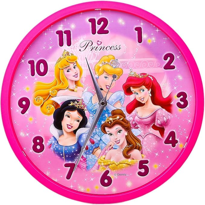 disney 迪士尼 公主大挂钟 粉色 df6236r