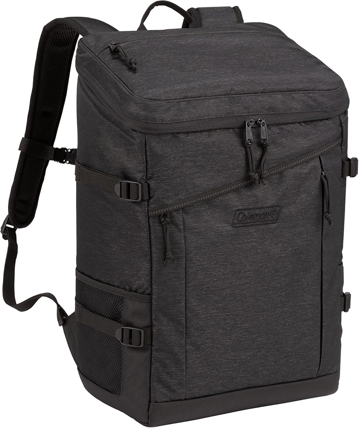 coleman walker 方形背包 (黑色杂色), 麻黑色, free size : 亚马逊