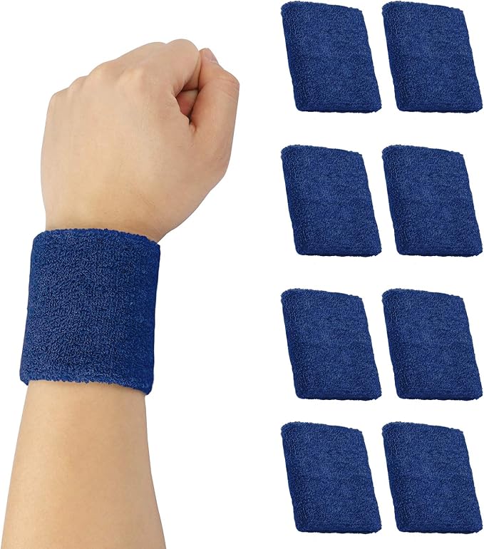 gohongxing 8 件手腕运动腕带适用于网球,篮球,跑步,健身,锻炼.