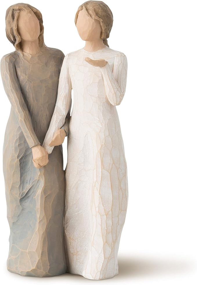 willow tree 小雕塑 我的姐姐和我的女友 27095,6.4 x 3.8 x 21.6厘米