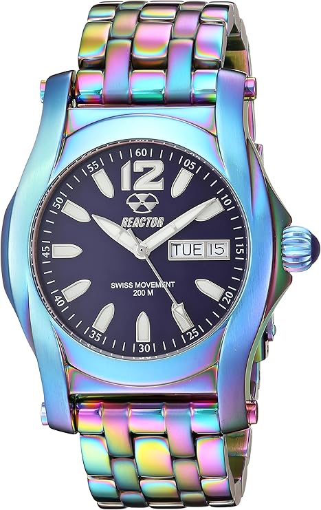 reactor 女士"curie mid"瑞士石英和不锈钢镀层运动手