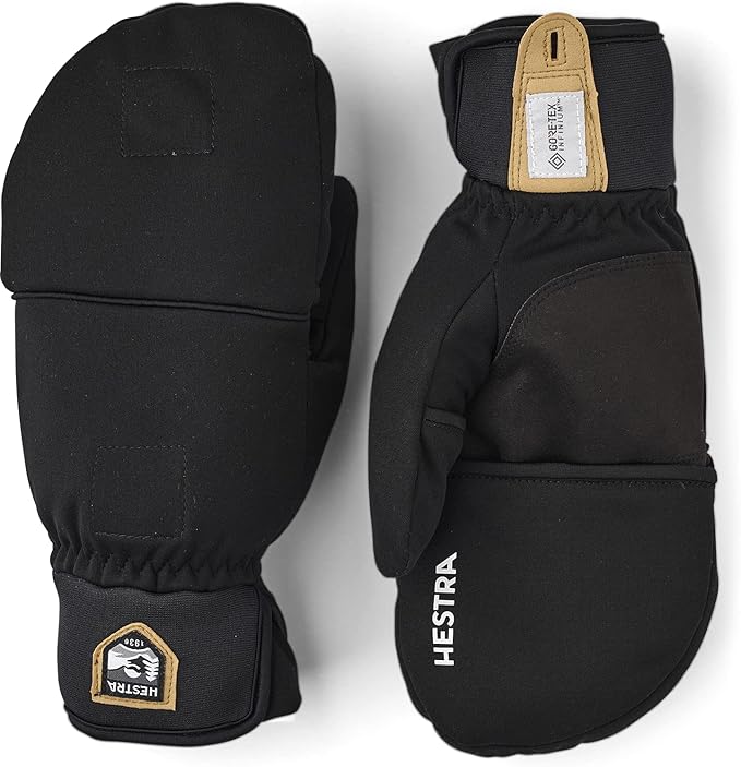 hestra windstopper 套头手套 黑色 6