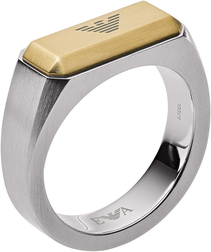 emporio armani egs2711040512 男士戒指 不锈钢 双色 金色 20.