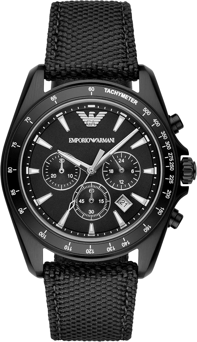 emporio armani 安普里奥·阿玛尼 男式手表 ar6131, 黑色, 表带