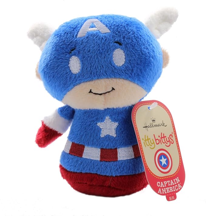 hallmark itty bittys 美国队长填充动物玩具