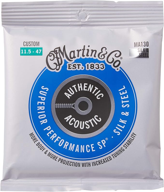 martin ma130 正品声学 - sp - 丝绸和钢定制 ( 1105-47 )