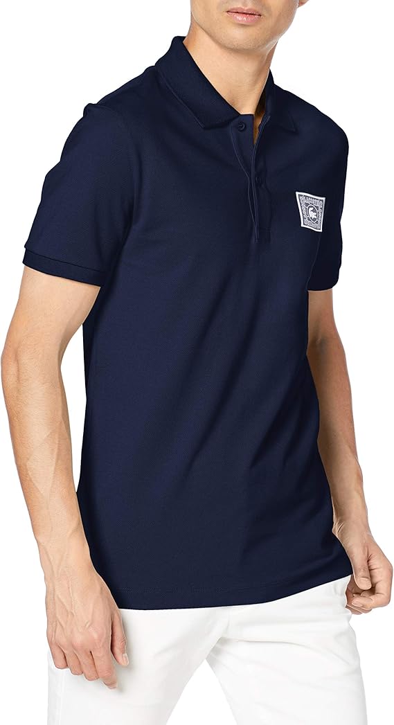 lacoste 鳄鱼 字母图案棉质polo衫 短袖 修身款 男士 ph5107l