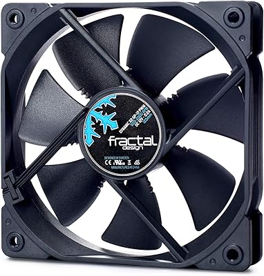 fractal design dynamic x2 gp-12 pwm black pc机箱风扇 12cm fn1260