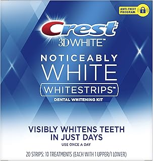crest 佳洁士3d*牙条,明显白色,牙齿*条套装,20条(10片装)