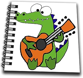 3drose all smmiles art music - 趣味可爱鳄鱼演奏吉他卡通 - 绘图本