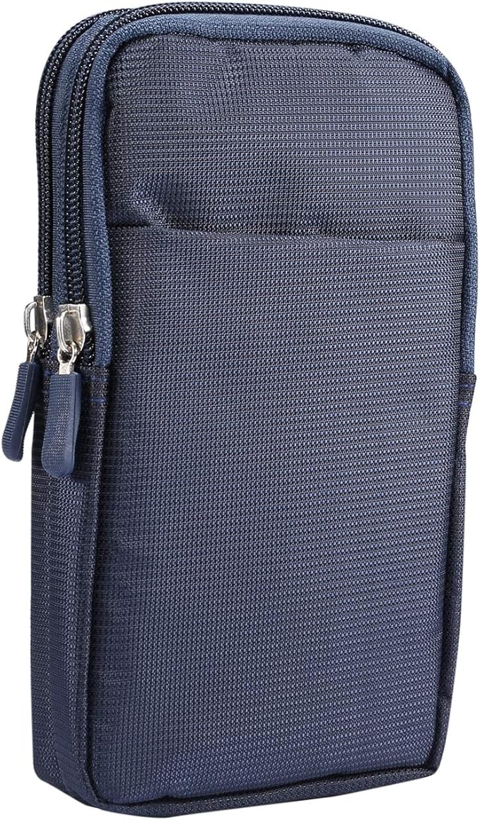 男士手机腰包带皮带夹,手机腰带包带夹,男士智能手机腰包拉链手机皮套