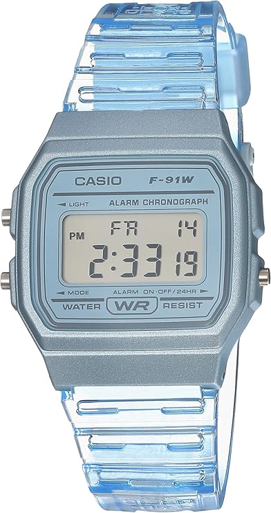casio 卡西欧 f91w-1 经典树脂表带数字运动手表