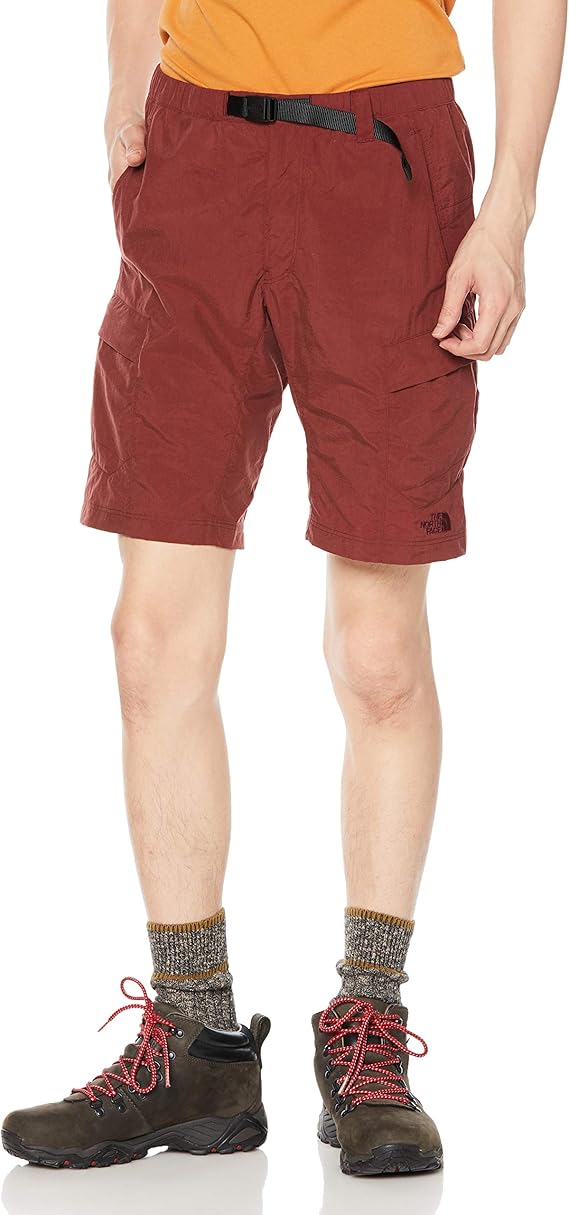 the north face 北面 短裤 复古工装短裤 男士 红色 l : 亚马逊中国
