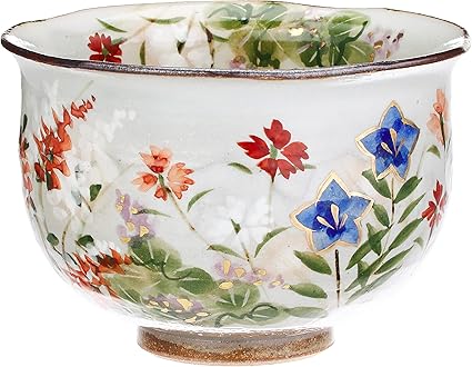 京烧清水烧俊山窑茶碗 装化妆盒 花纪行 秋草 Qsy5 09 アイトー Aito 价格报价图片