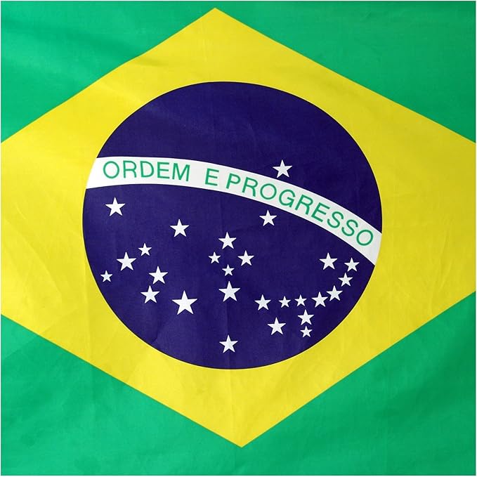 在线商店巴西印花涤纶旗帜,3 x 5 英尺