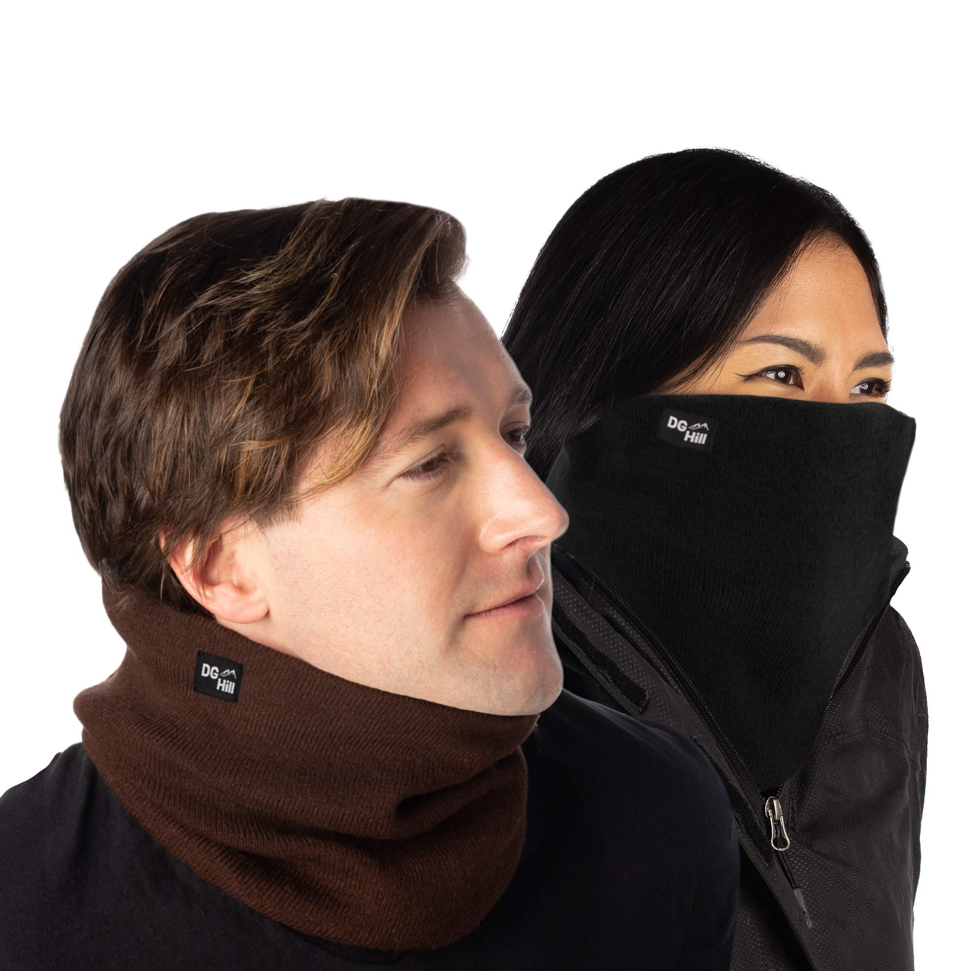 Arctic (2 packs) Thick tropical warm neck gaiters wool neutral