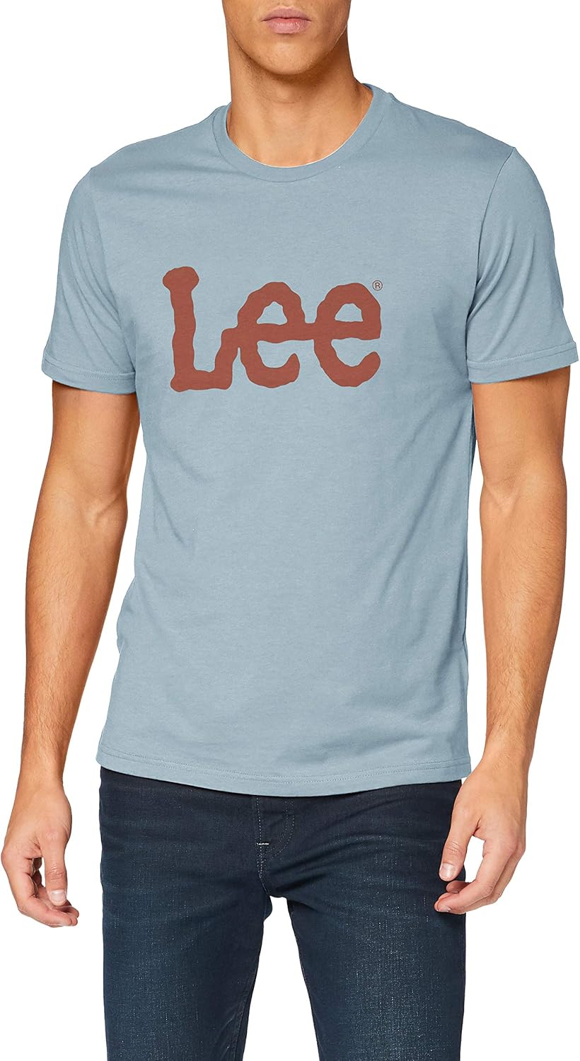 lee 男士 woobly 标志 t 恤