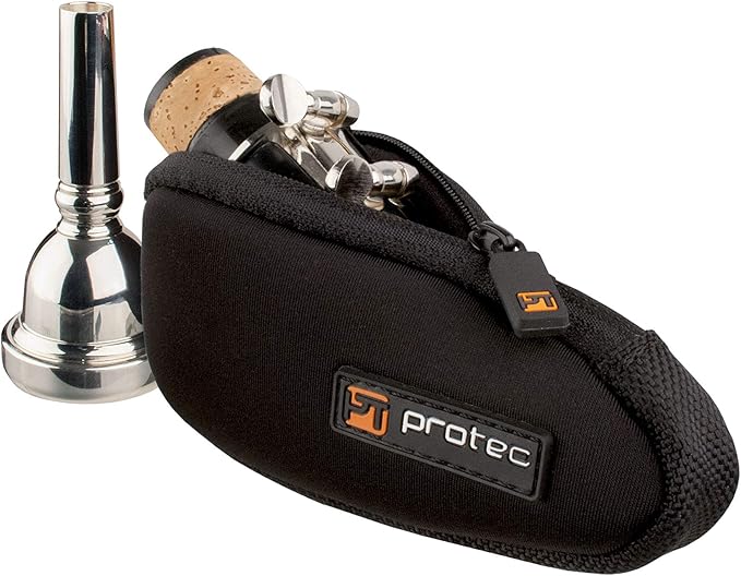 pro tec n264 neoprene trombone/alto saxophone mouthpiece pouch