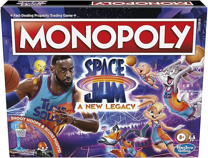 hasbro 孩之宝 游戏大富翁:space jam a new legacy edition 家庭棋盘