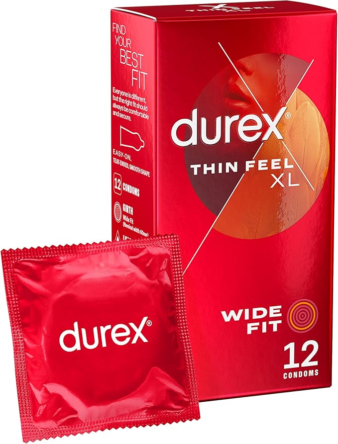 durex 杜蕾斯 thin feel xl 避孕套,12 片装