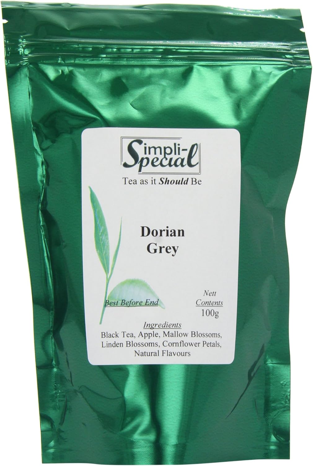simpli-special dorian grey luxury loose leaf tea 100 g (pack of