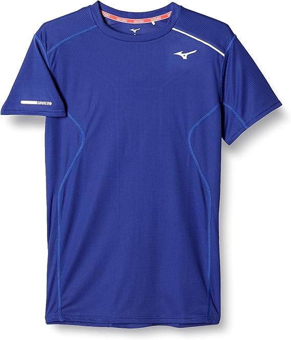 mizuno 美津浓 跑步服 dry aero flow t恤 短袖 j2ma0522 男士