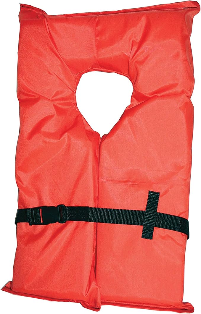 kent youth compliance pfd type ii life jacket (medium, orange)