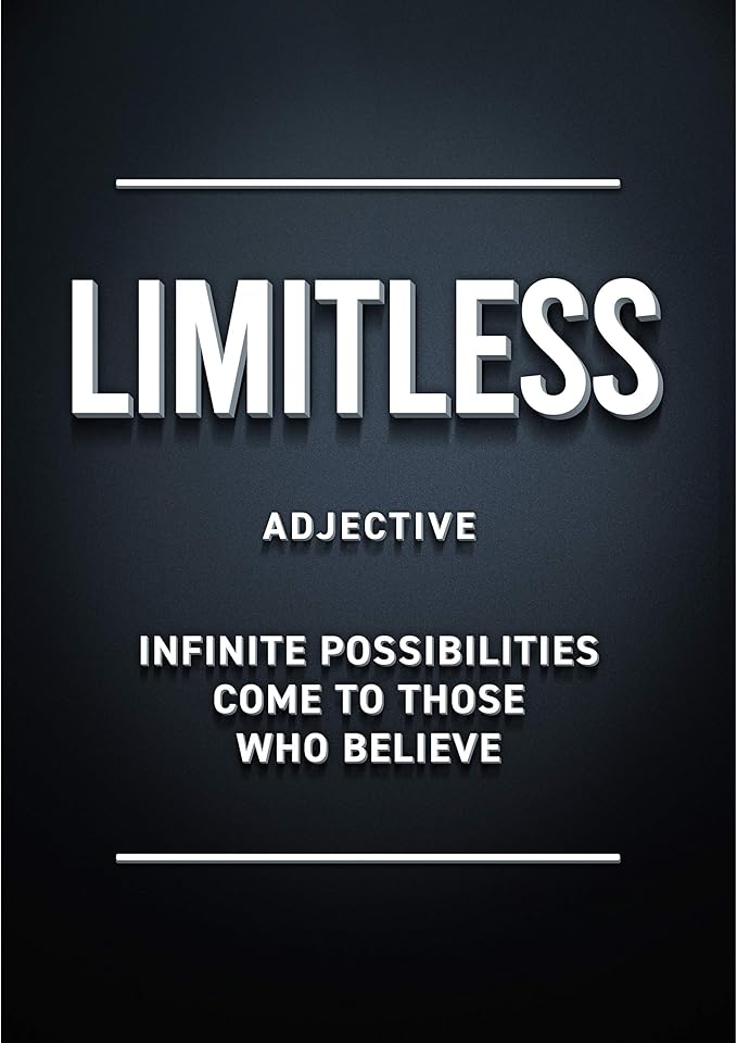 great art 海报励志 黑色 - 无限可能 成功现代生活企业家初创装饰