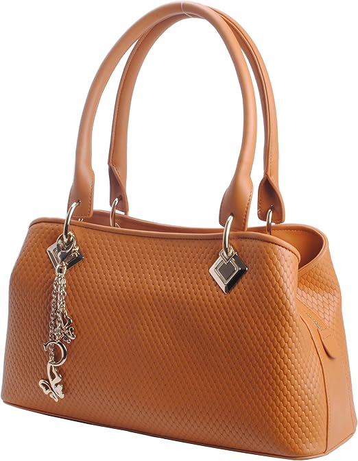 cardanro 卡丹路 压花网纹牛皮双肩带挎包 女包 土黄色 : 亚马逊中国: