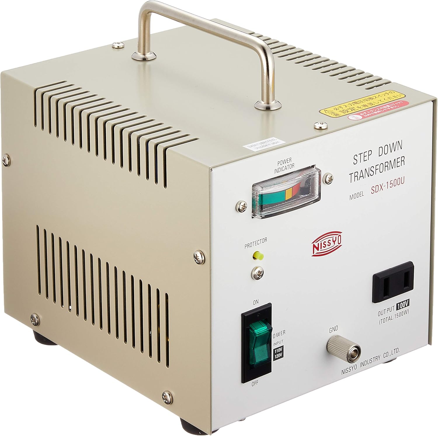 Nissyo 日产110 1v 至100v 1500w 逐步电压变压器转换器 适用于日本产品sdx 1500u 日本型号 亚马逊中国 家居装修