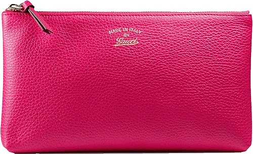 Gucci 格纹小牛意大利皮革商标压花秋千钱包 粉色 亚马逊中国 服饰箱包
