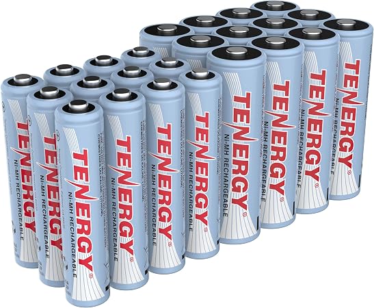Tenergy 高排水aa 和aaa 电池 1 2v 可充电镍氢电池组合 12 节2600mah 电池和12 节1000mah a 电池电池 亚马逊中国 家居装修