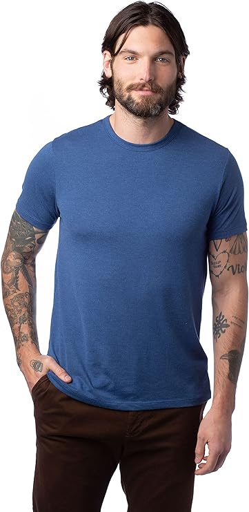 alternative 男式莫代尔三混纺圆领 t 恤