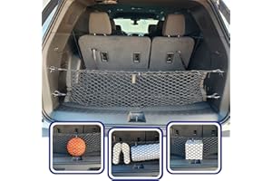 信封式后备箱网格货网 适用于 Chevy Traverse 2018-2023 汽车配件 - 高级后备箱收纳和存储 - 卡车货物网 - 雪佛兰 Traverse 的*佳载体收纳箱