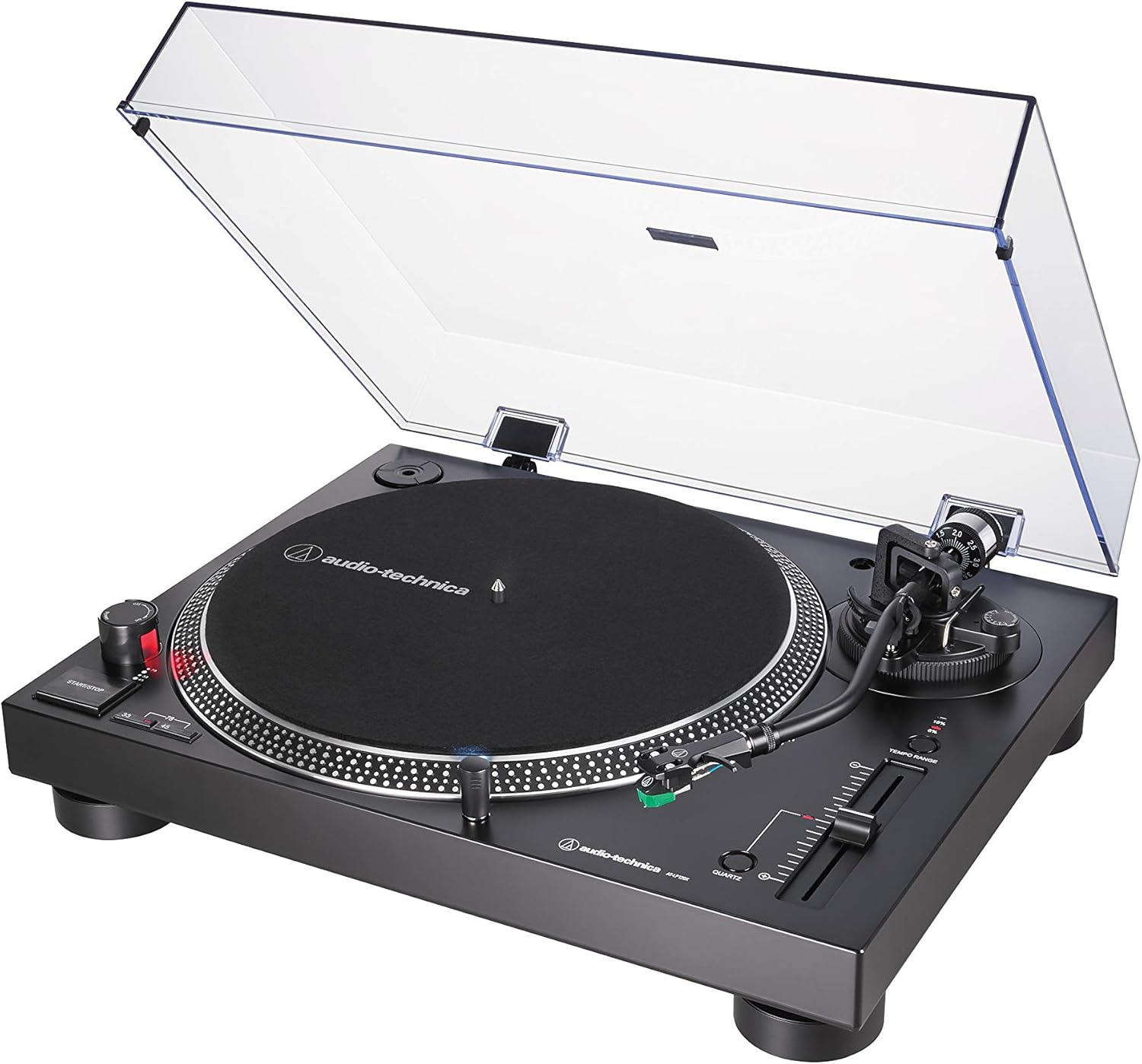 audio technica 铁三角 at-lp120xusb手动直驱式唱盘(模拟和usb)