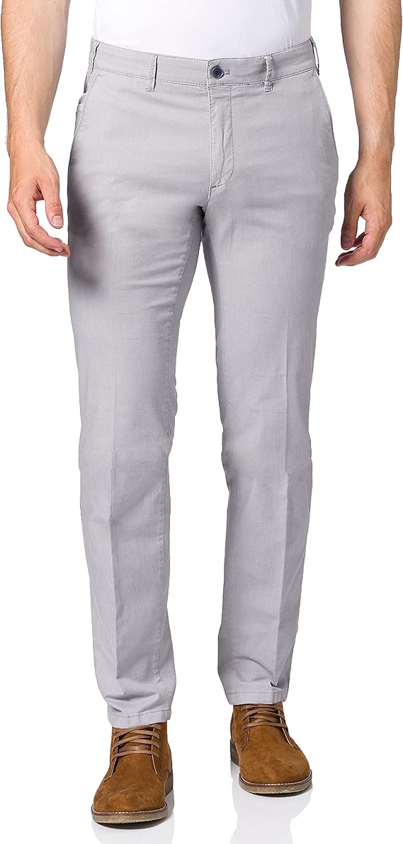 eurex by brax 男士常规修身斜纹棉布裤 pio 弹力布裤