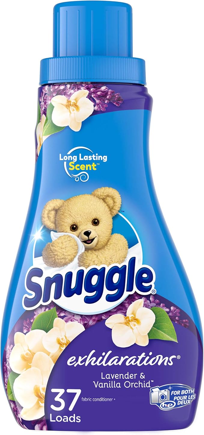 snuggle exhilarations 液体织物柔顺剂,白色薰衣草和檀香,32 份(9 件