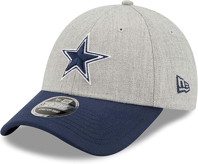 达拉斯牛仔队 nfl 男士 new era 2020 联盟希瑟 940 弹力按扣帽子