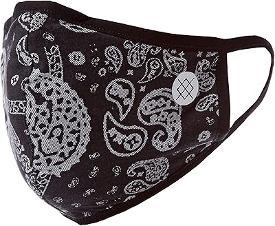 stance 口罩 bandas mask black (01000) l, black (01000), l