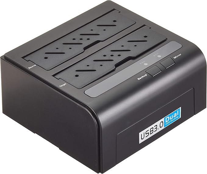 0 硬盘扩展坞站适用于两个 2,5 英寸或 3,5 英寸sata hdd