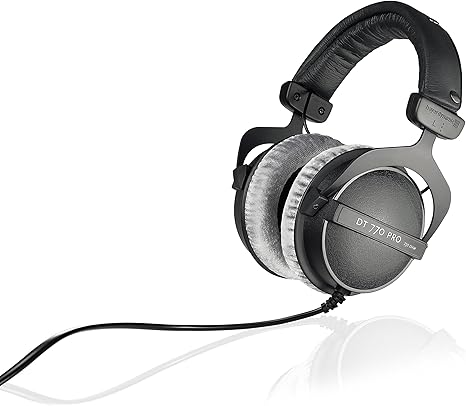 Beyerdynamic 拜亚动力封闭式录音监听耳机头戴包耳式dt 770 Pro 250 亚马逊中国 乐器